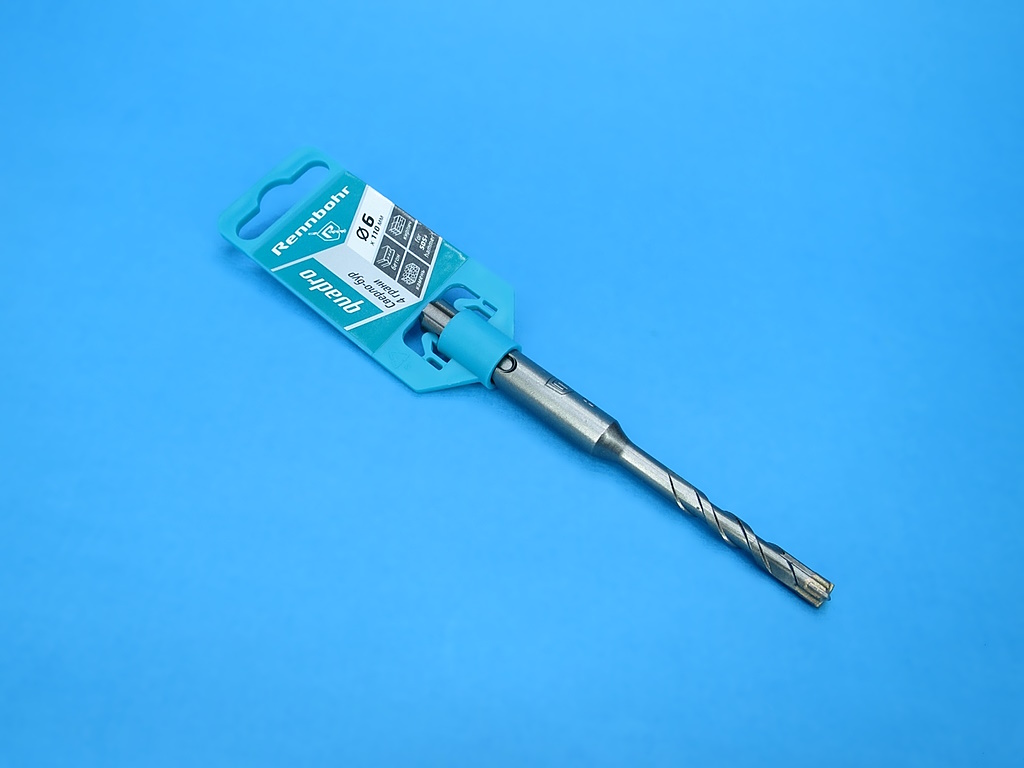 фото товара Бур SDS+ 6*110 Rennbohr Quadro (4 режущие кромки)