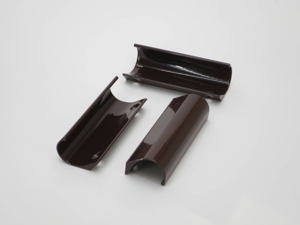 фото товара Ручка балконная металл, коричневая BR